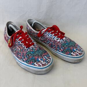 VANS x Where's Waldo? Land of Waldos Allover Print Men’s 10.5 / Women’s 12